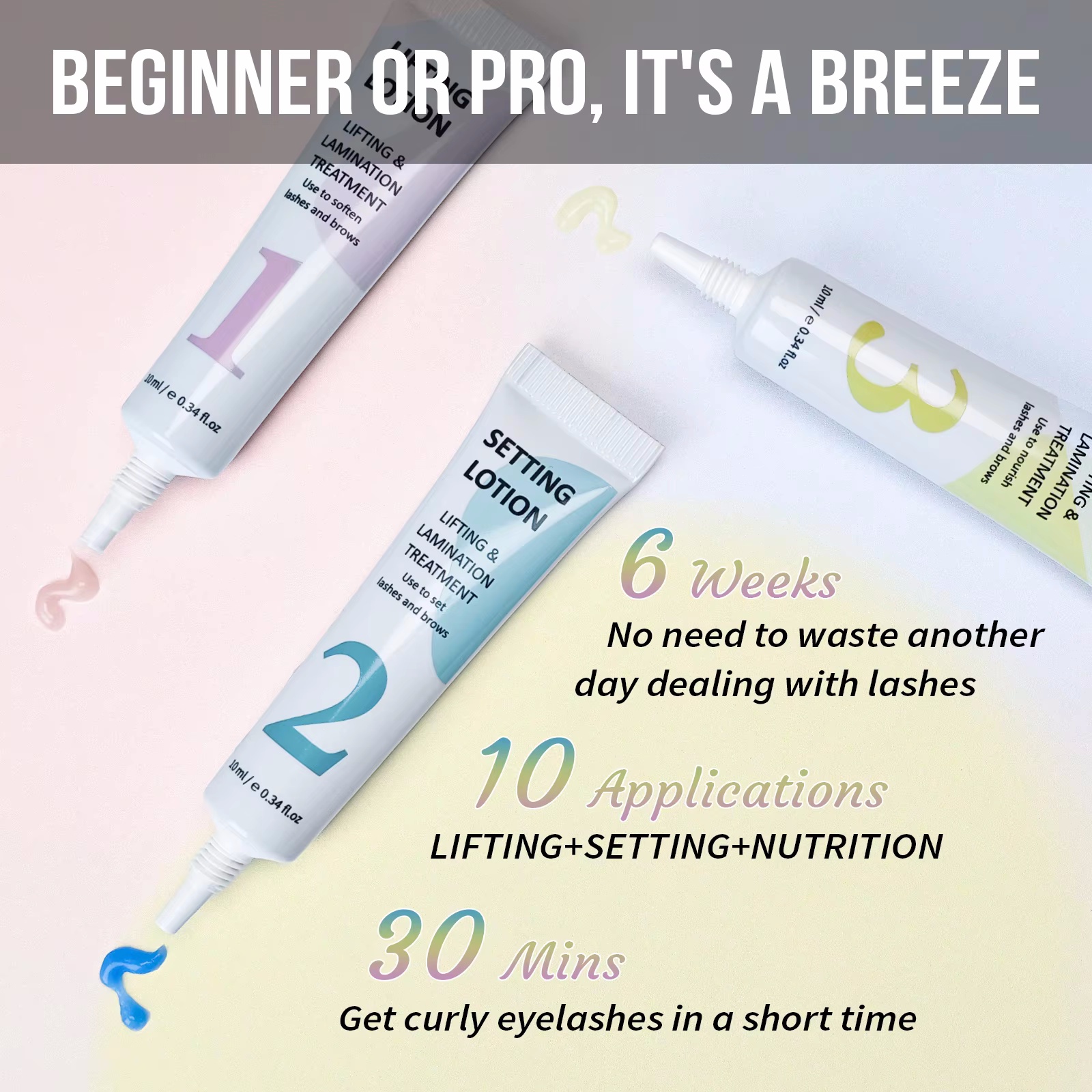 Brow Lamination Kit - PERMANIA Eyebrows Lift Lotion Single Bottle