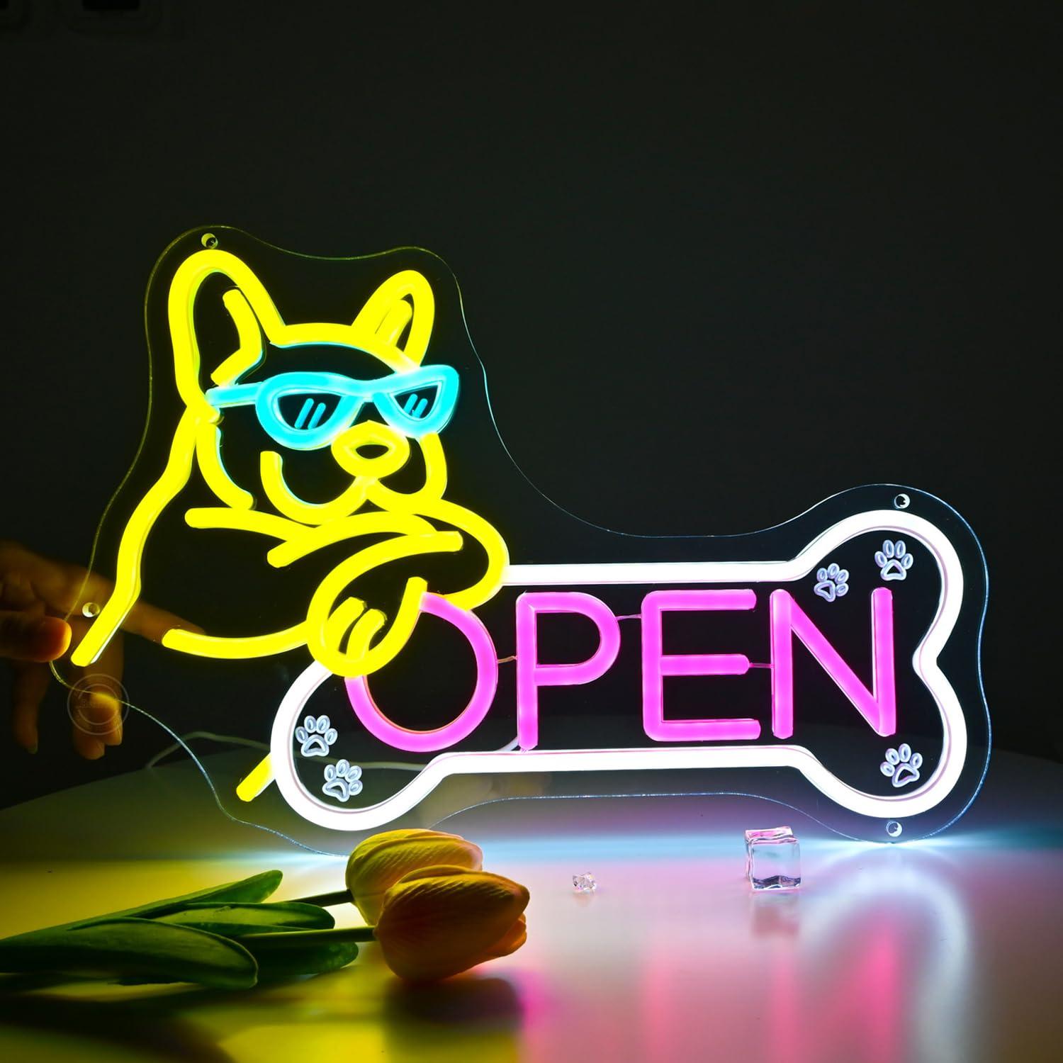 Spa & Wellness Center Hotel Solverde - Pet Shop Open Neon Sign USB