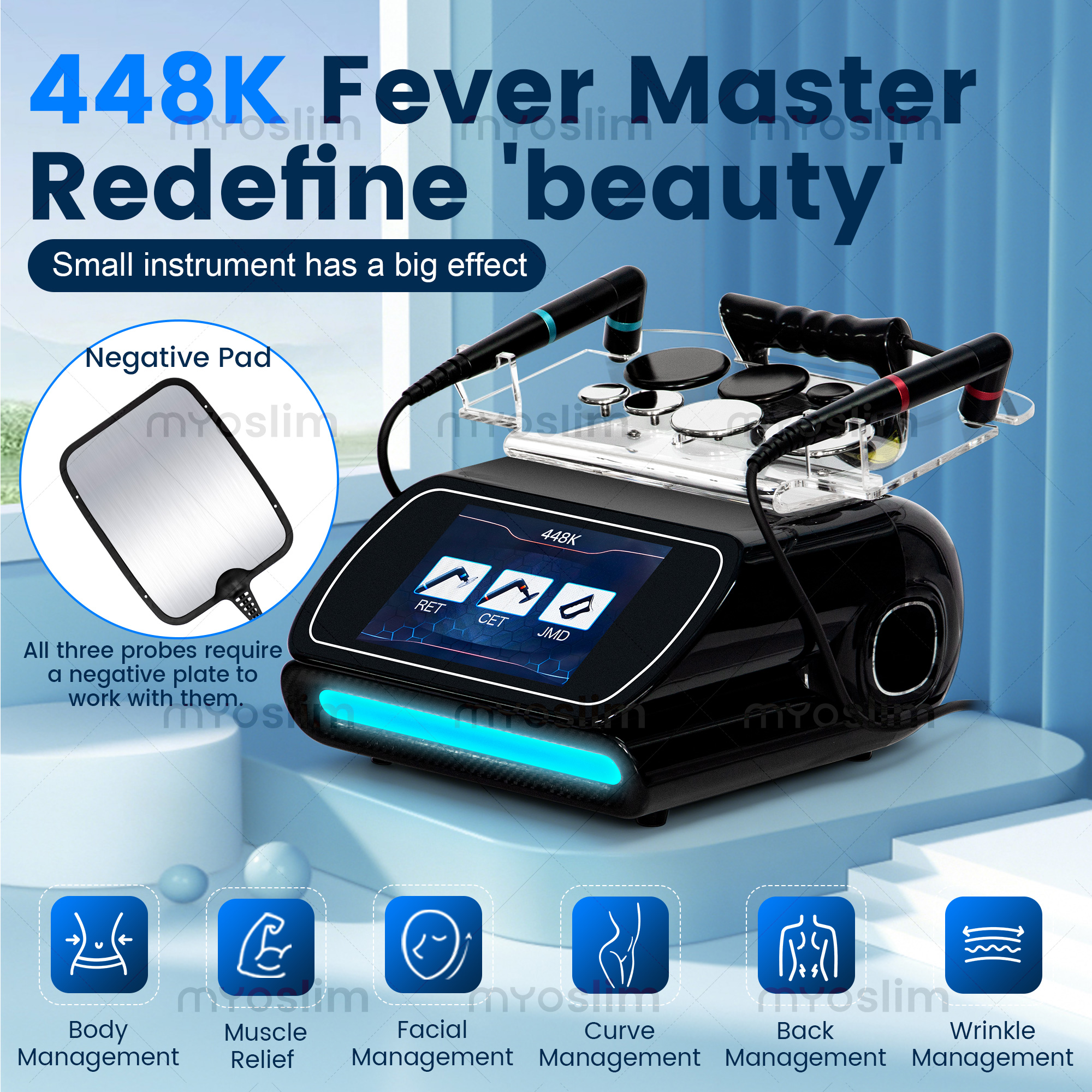 Spa And Wellness - Latest Tecar 448k Body Slimming Machine