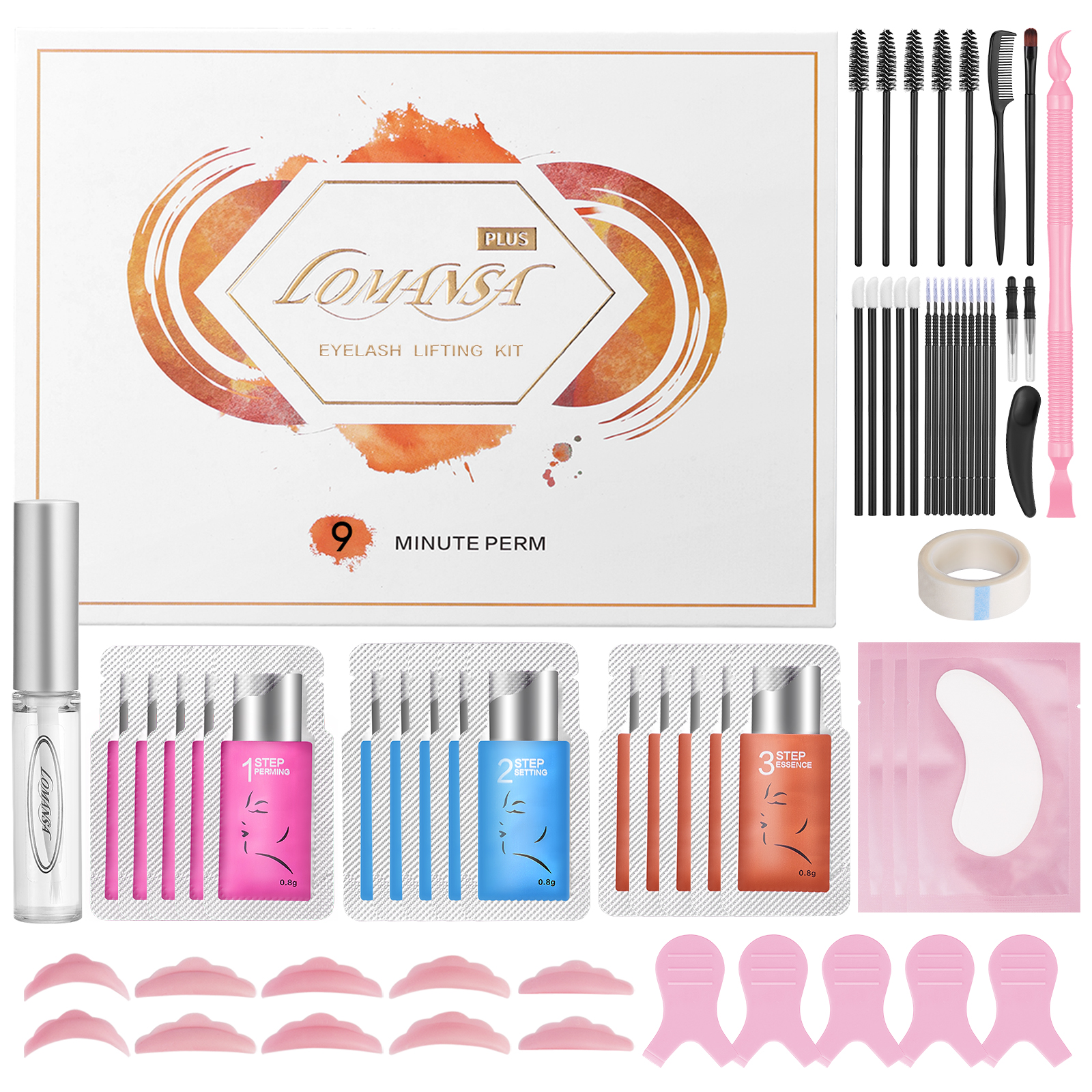 Lomansa 15 Pieces/Lot 8-12 Min - Brow Lamination Kit ulasan dan harga