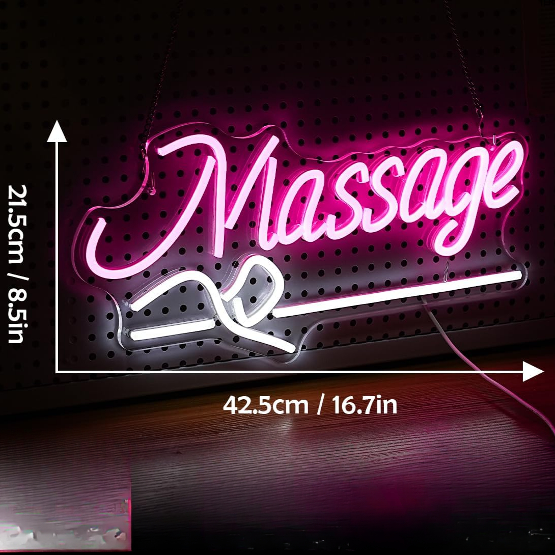 Massage Spa Open LED Neon Sign - Spa Wellness Salon ulasan dan harga
