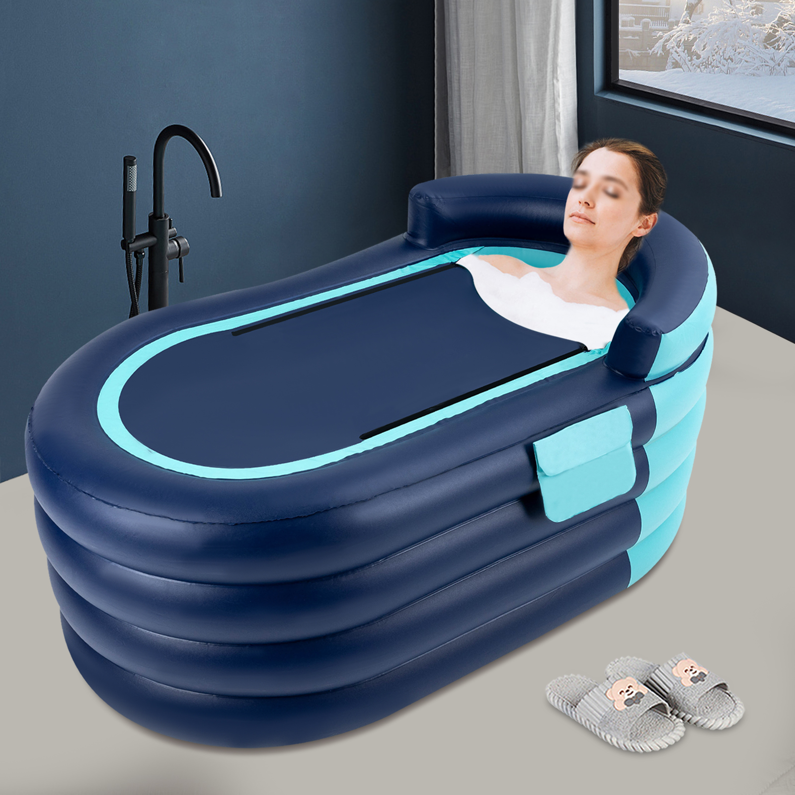 Portable Inflatable Bathtub Fo - W Spa & Wellness ulasan dan harga