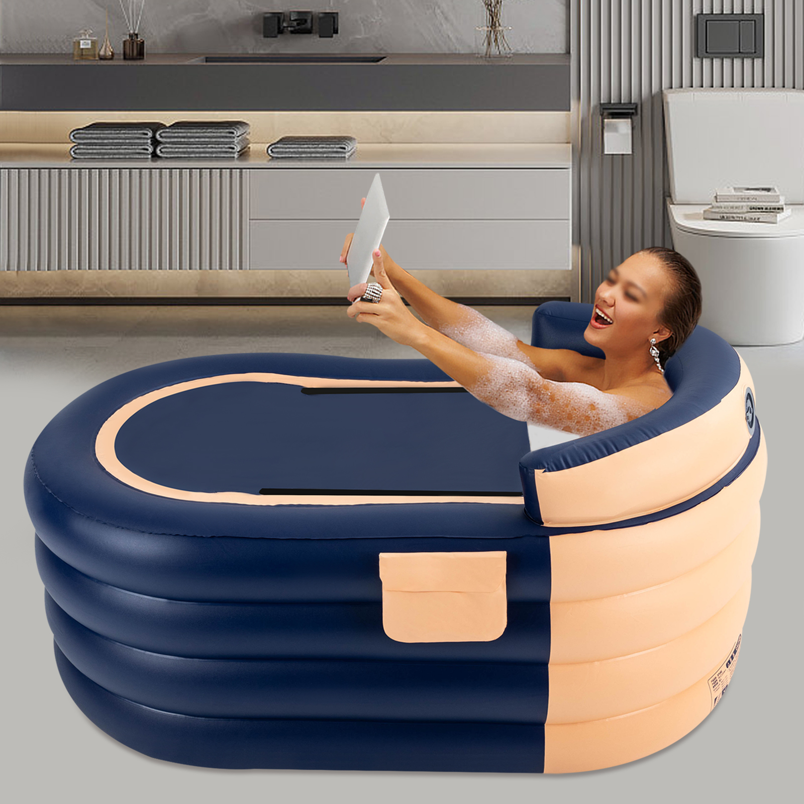 Portable Inflatable Bathtub Fo - W Spa & Wellness ulasan dan harga