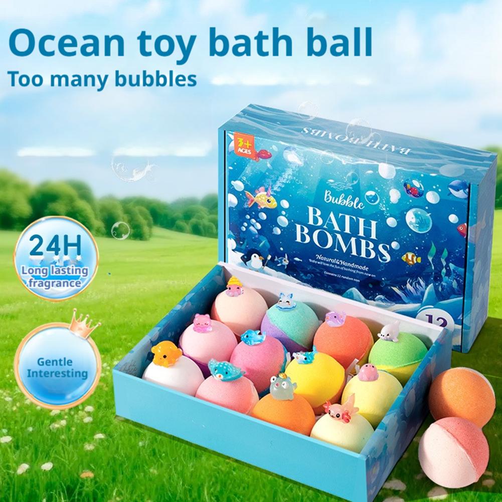 Kids Bath Bombs 12 Pack Gift S - Spa And Wellness ulasan dan harga