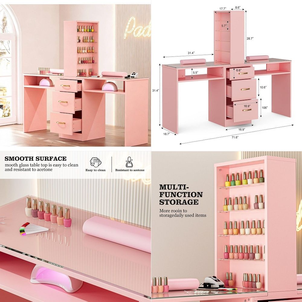 Manicure Table for Nail Tech w - W Spa & Wellness ulasan dan harga