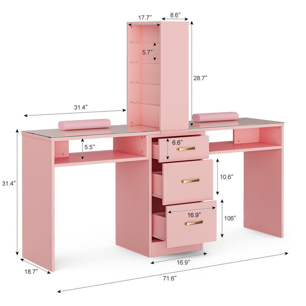 Manicure Table for Nail Tech w - W Spa & Wellness ulasan dan harga