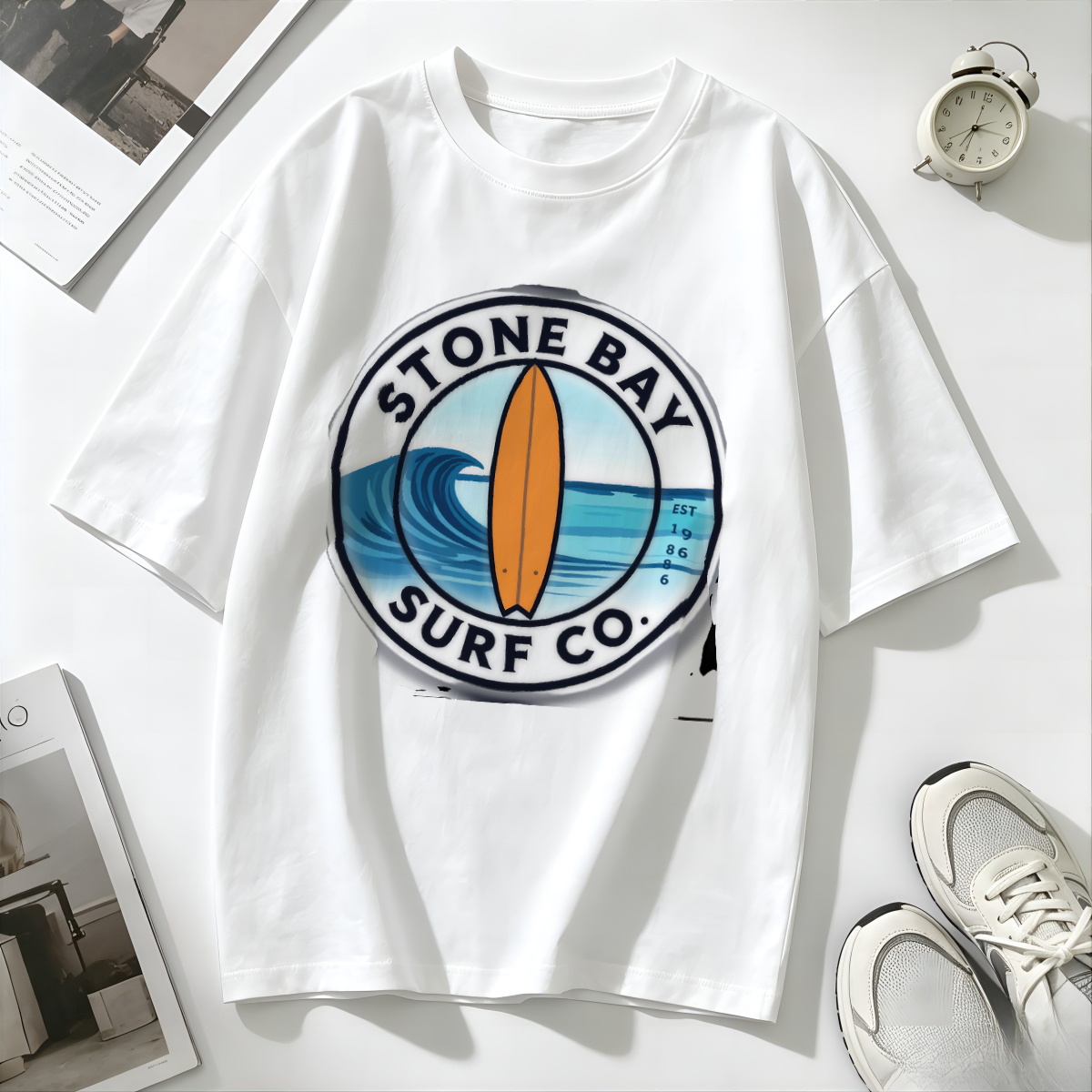 T Shirts Honey Comb Waffle Tex - Spa Wellness Salon ulasan dan harga