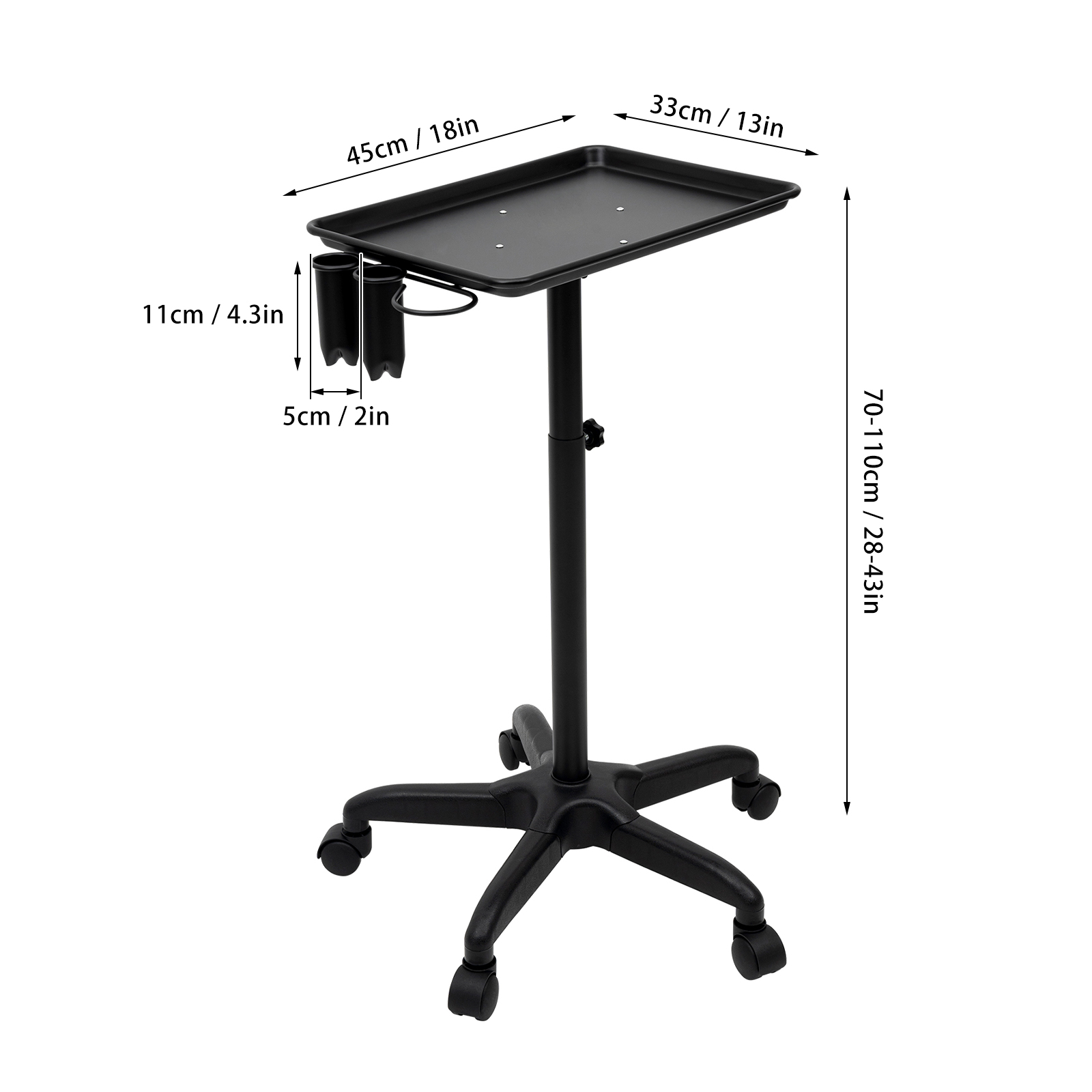 Instrument Tray w/ Rollers Mob - W Spa & Wellness ulasan dan harga