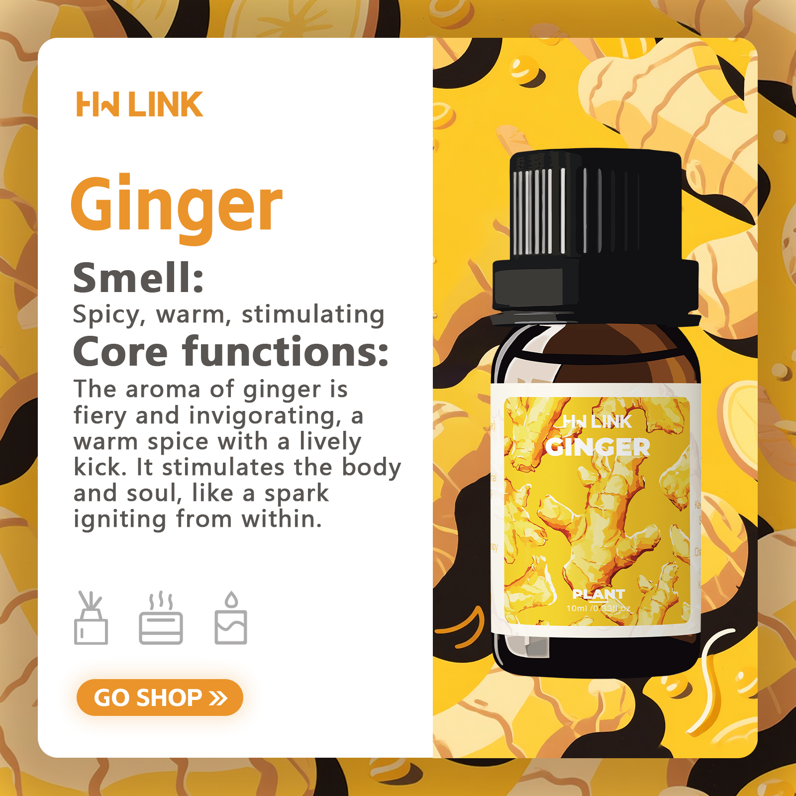 Ginger Oil 100%Pure Natural Gi - Spa And Wellness ulasan dan harga