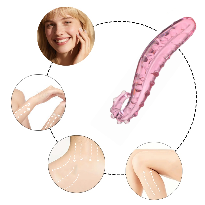 Transparent Body Massager Glas - Spa And Wellness ulasan dan harga