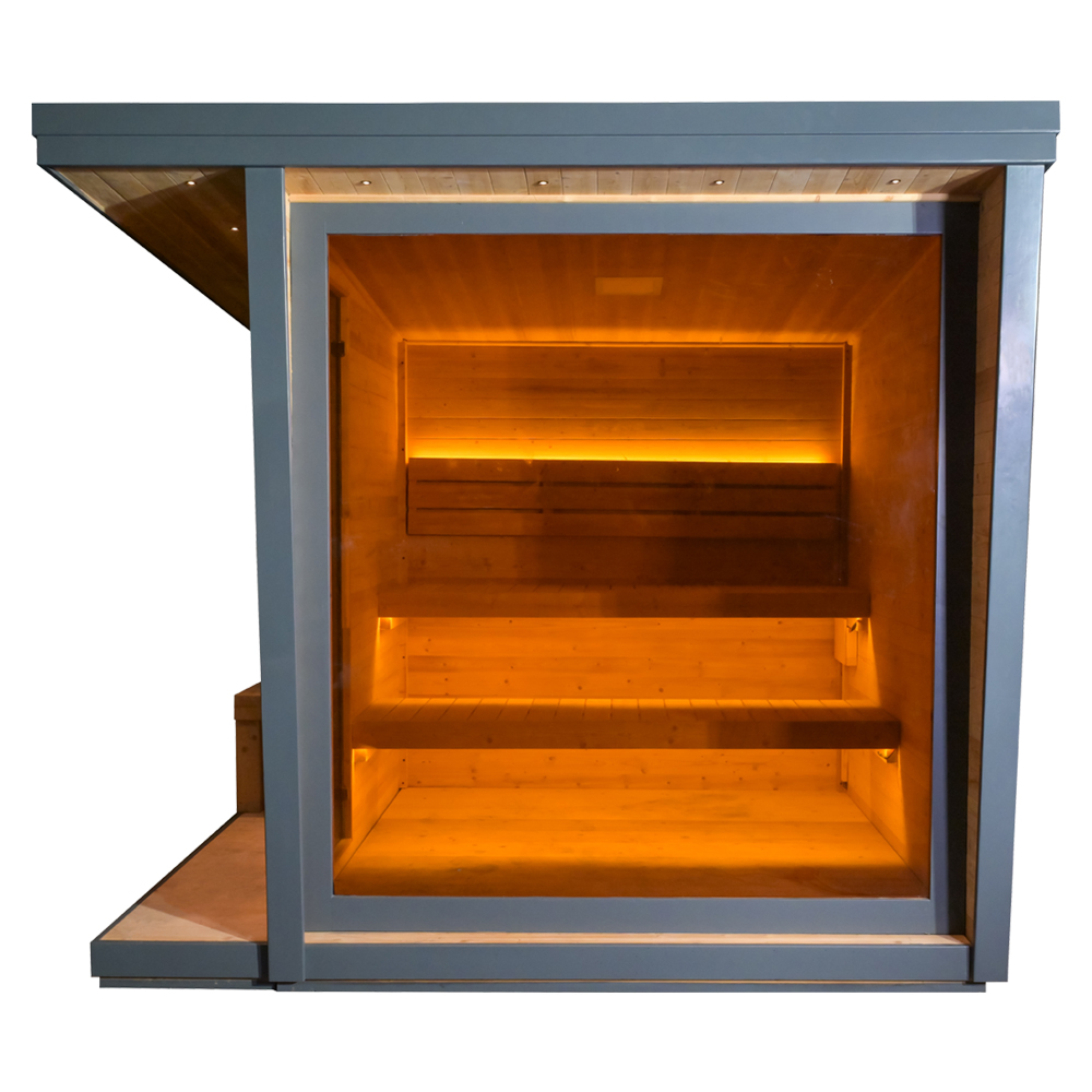 Custom Made Gray Outdoor Moder - Spa Wellness Usa ulasan dan harga